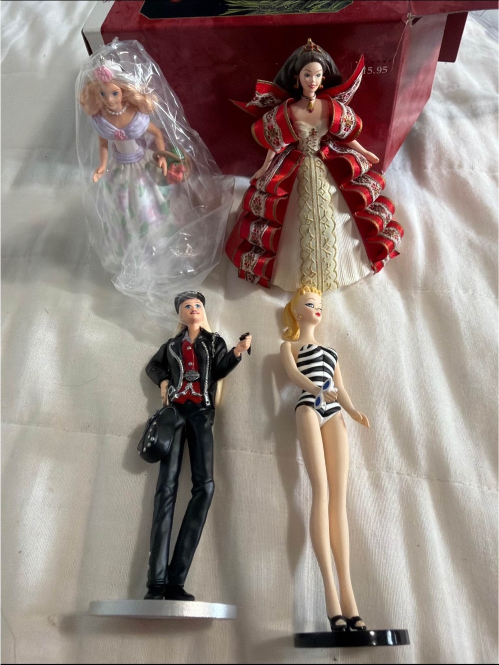 Hallmark Barbie Keepsake Ornament Bundle Lot of 4 Vintage w/ Original Boxes